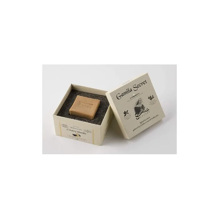 Gamila Secret Creamy Vanilla Cleansing Bar for Normal to Dry Skin 115g