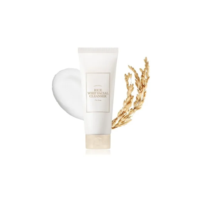 I'M From Rice Whip Facial Cleanser Low-pH Korean Rice Water Face Wash