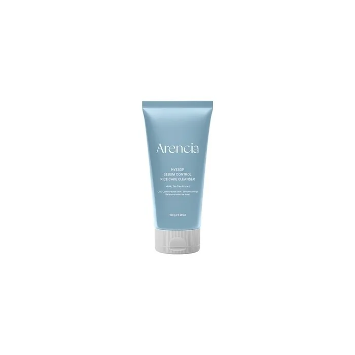 Hyssop Sebum Control Rice Cake Cleanser 529 Oz AHA Tea Tree Face Wash