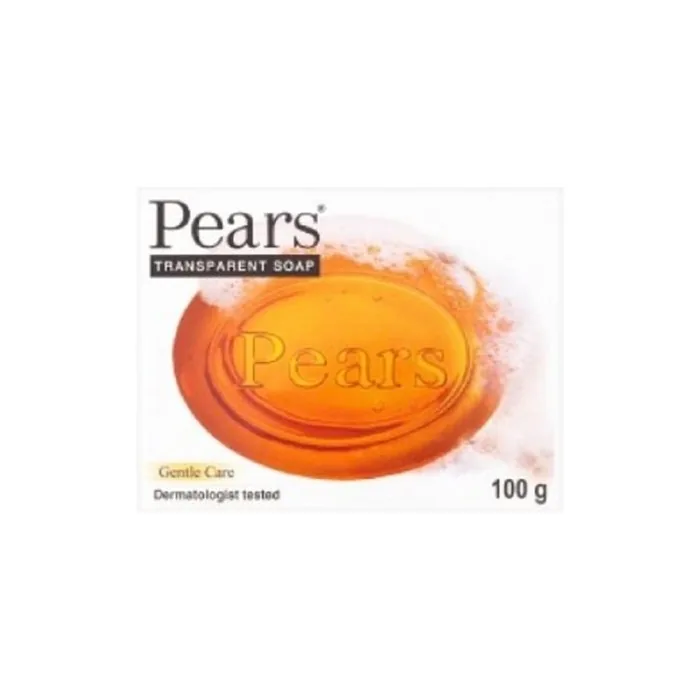 Pears Transparent Amber Soap with Pure Glycerin and Natural Oils 100g