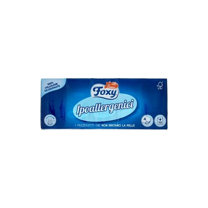 Foxy Hypoallergenic Tissue 9 Packs