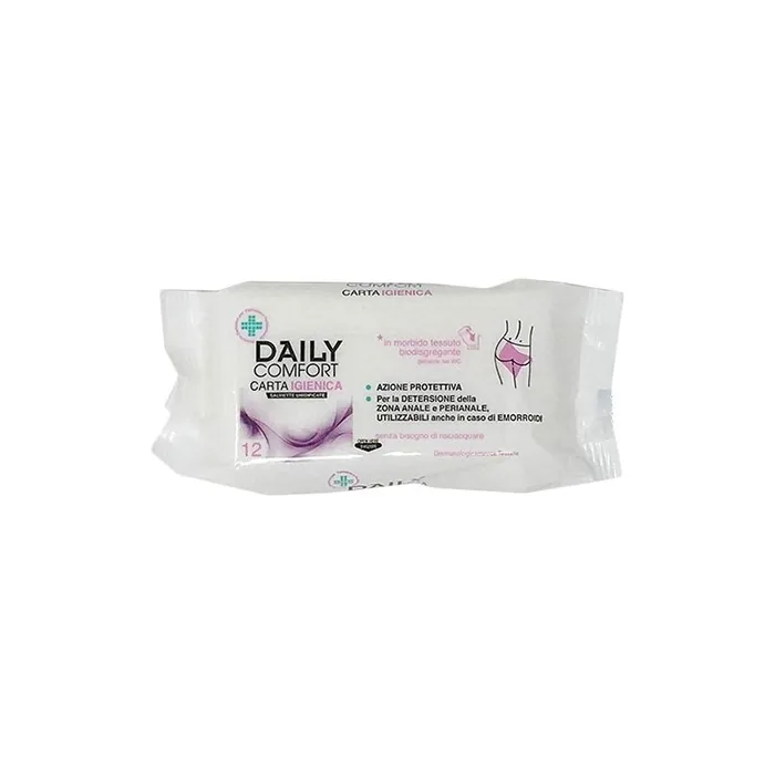 Daily Comfort Soft Biodegradable Tissue Paper 12 Wipes