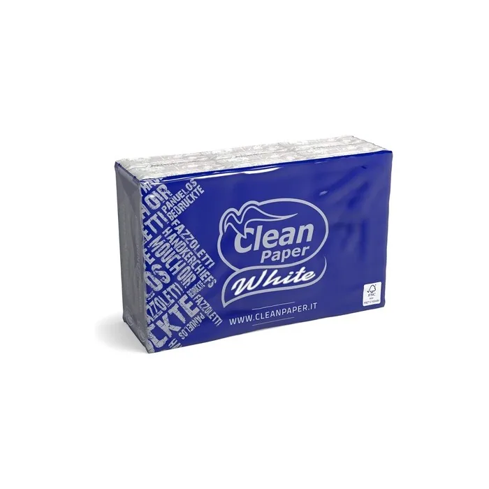 Clean Paper White Tissues 9x6 - Pack of 4