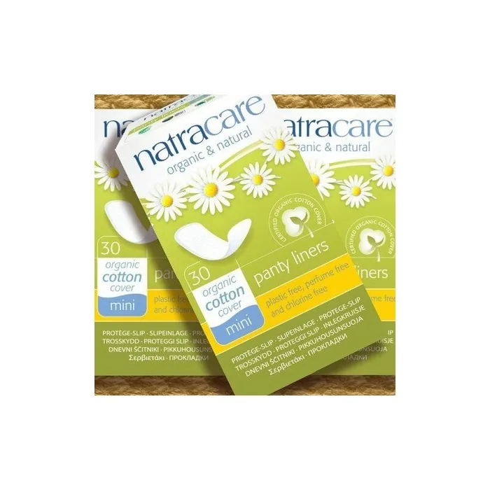 Natracare Panty Liners Mini Organic Cotton 30 Count