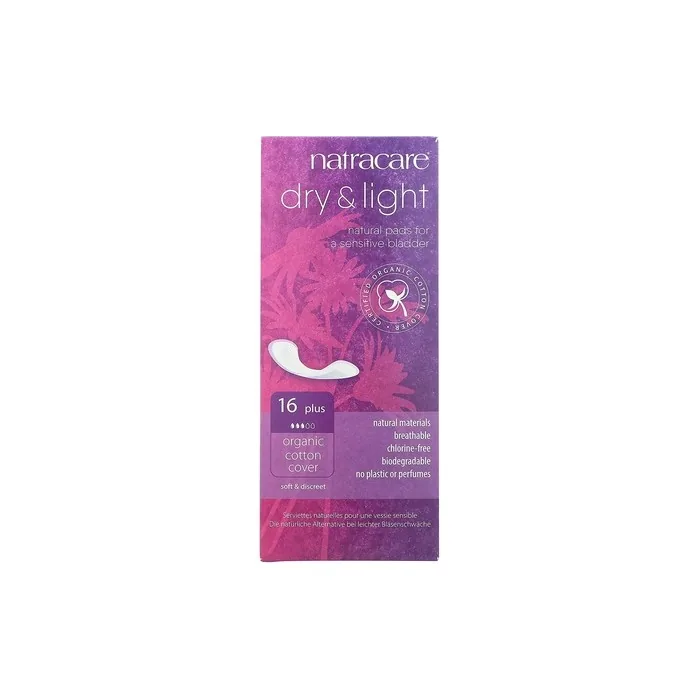 Natracare Organic Dry & Light Incontinence Pads Plus