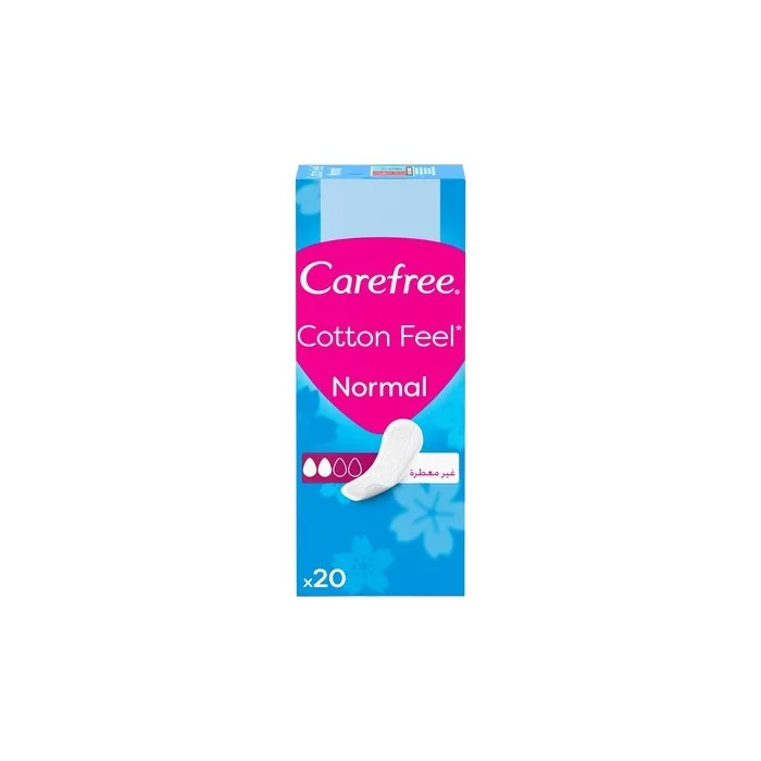 Carefree Normal With Cotton Extract Hygiene Pads 20 Pieces