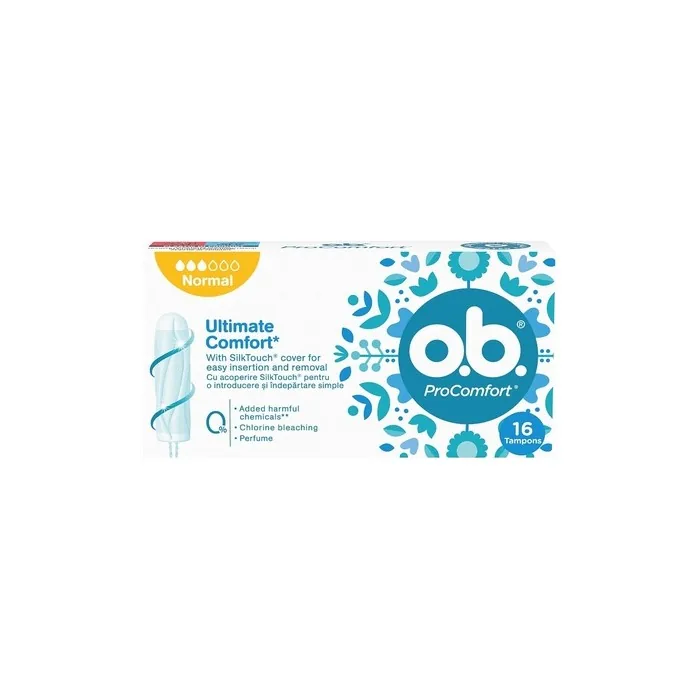 Johnson & Johnson Ob Tampons 16 Pieces Normal Ultimate Comfort