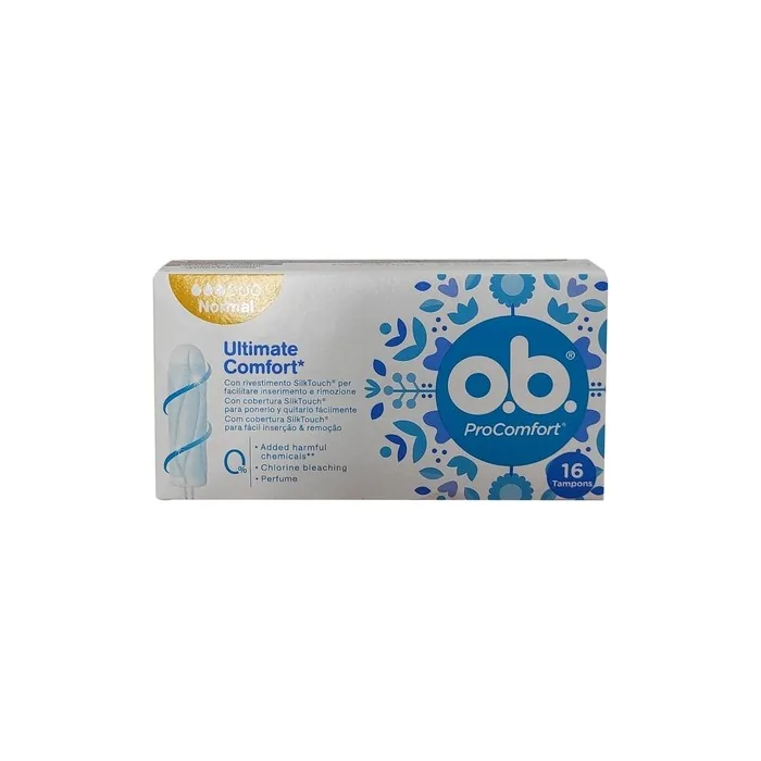 Johnson & Johnson Ob Pro Comfort Normal Tampons 16 Units