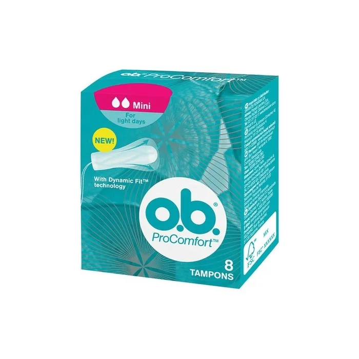Ob Pro Comfort Mini Tampons 8 Pieces