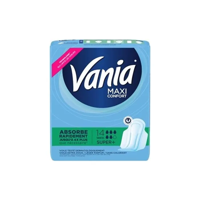 Vania Maxi Comfort Super Plus Towels Anatomically Shaped