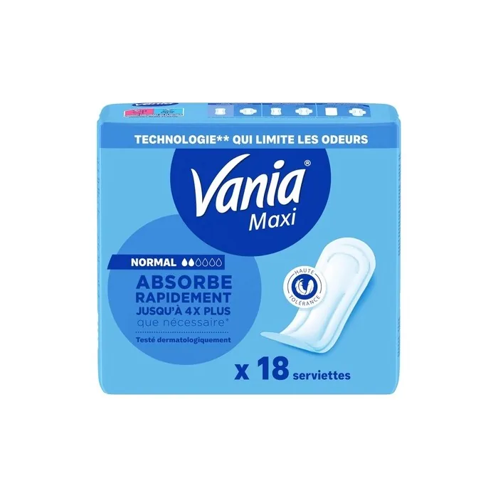 Vania Maxi Comfort Sanitary Towels Normal