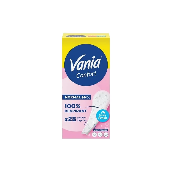 Vania Multi-Shape Comfort Panty Liners with Fresh Scent