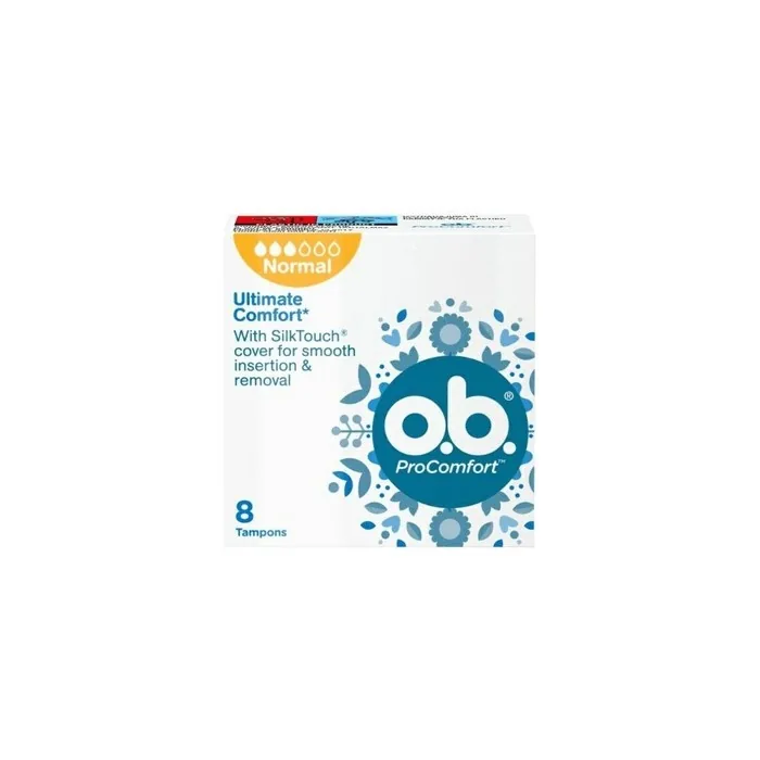 Johnson & Johnson O.B. Pro Comfort Normal Tampons 8 Pieces