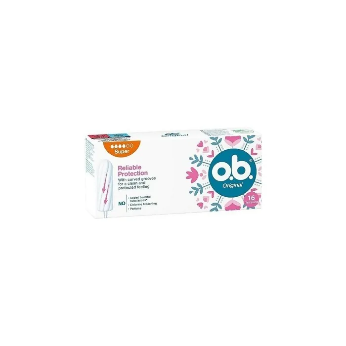 Johnson & Johnson O.B. Original Super Tampons 16 Count