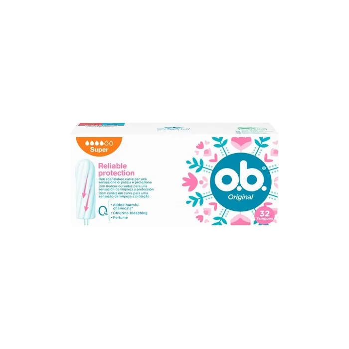 Ob Original Super Tampons 32 Units