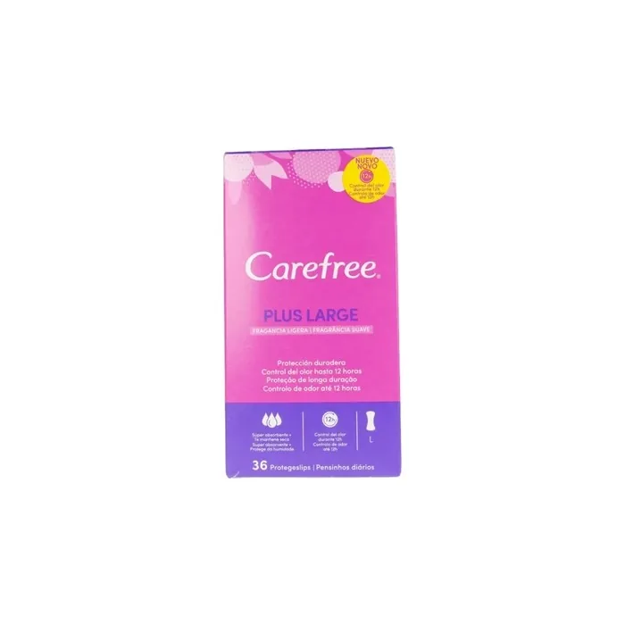 Carefree Carefree Plus Large Pantyliners 36 Units