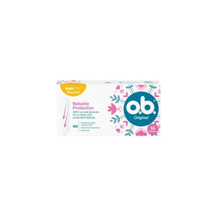 Ob Tampons Reliable Protection Original Normal 16 Pcs