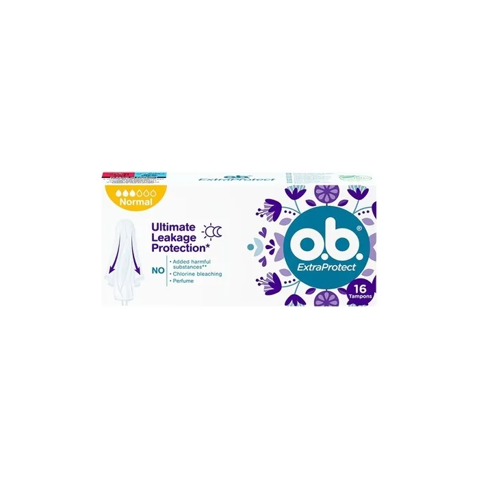 O.B. Extra Protect Normal Tampons - 16 Pieces