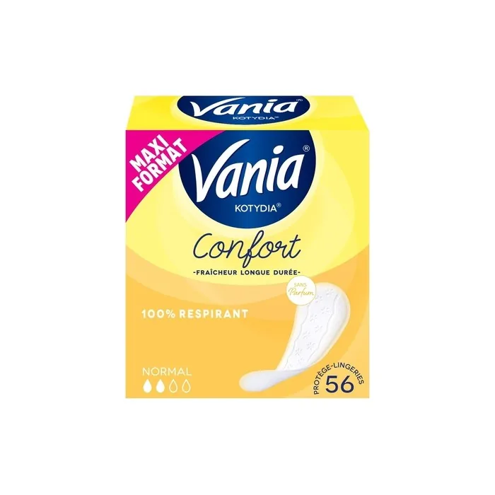 Vania Normal Comfort Panty Liners Without Fragrance