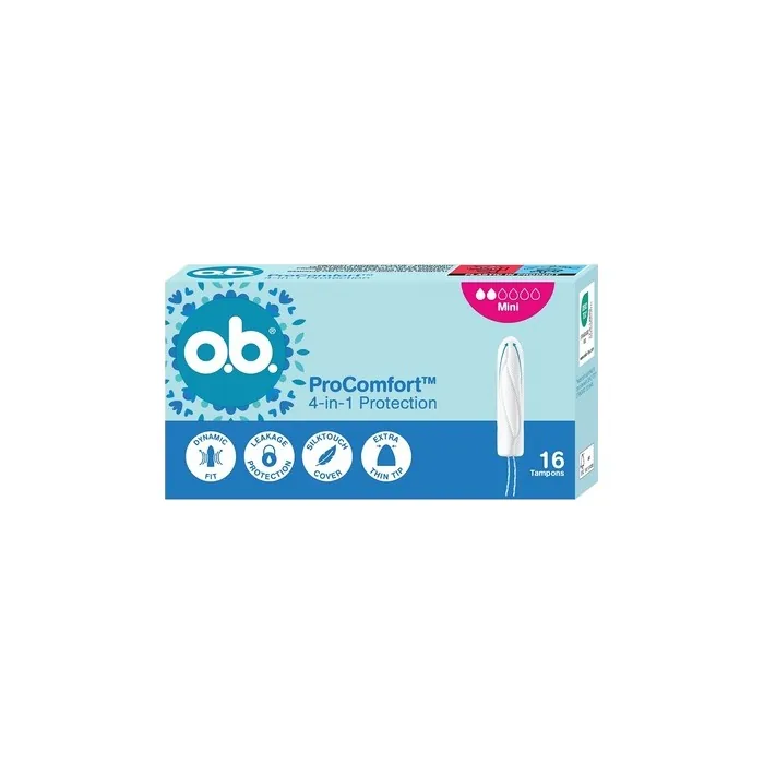 O.B. ProComfort Mini Tampons 16 Count