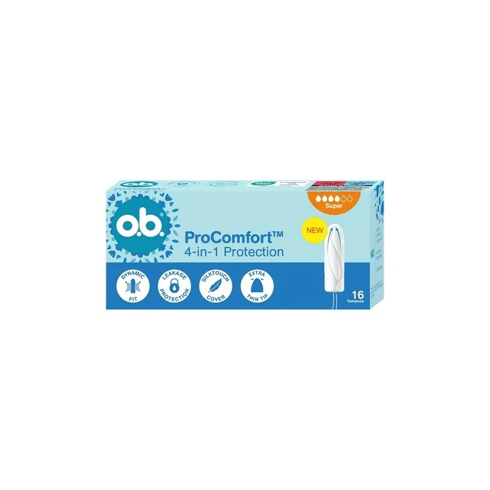 Ob Procomfort Tampons Super 16 Pieces