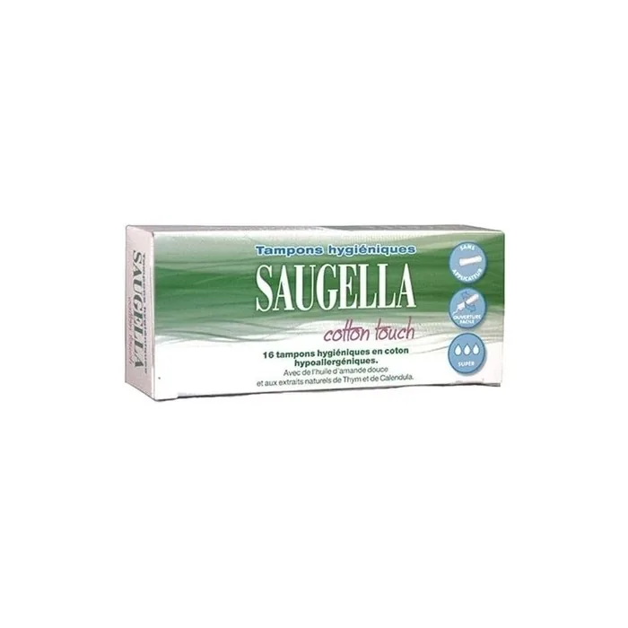 Saugella Cotton Touch Super Sanitary Tampons 16 Count