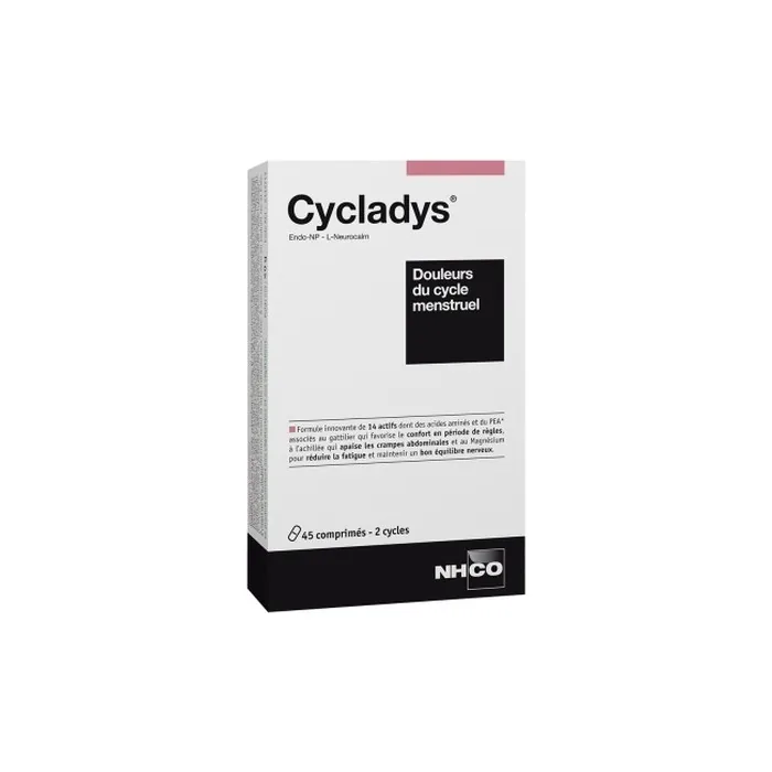 Nhco Cycladys Menstrual Cycle Pain Relief 45 Tablets