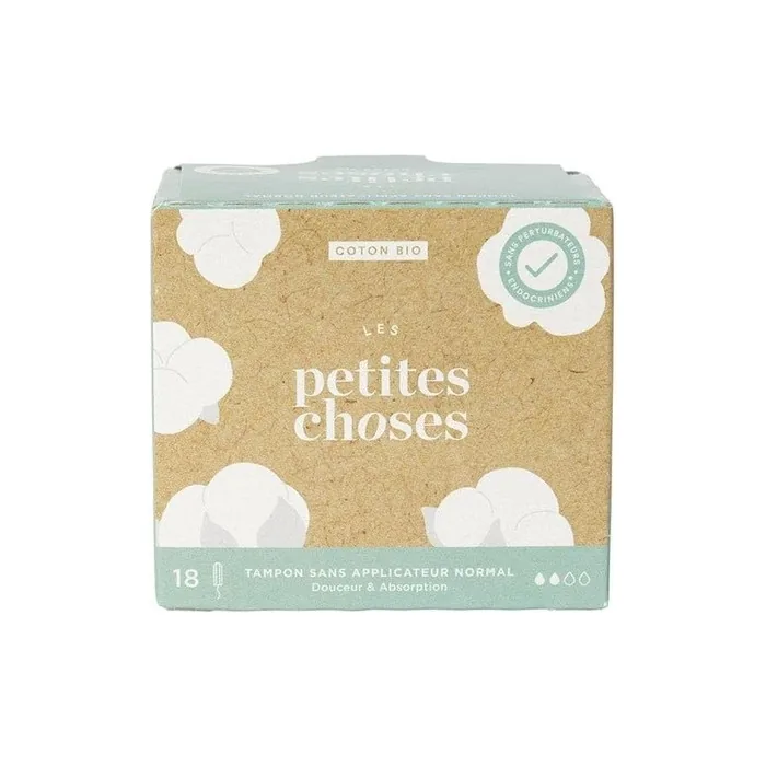 Les Petites Choses Organic Normal Flow Tampons 18 Units