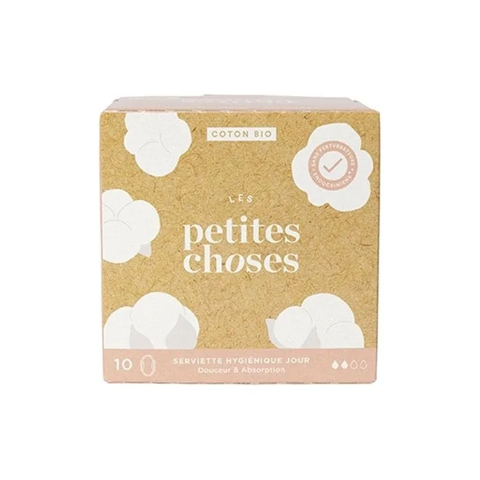 Les Petites Choses Organic Cotton Day Sanitary Towels 10 Units
