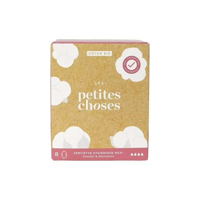 Les Petites Choses Extra Long Organic Cotton Sanitary Towels - Box of 8