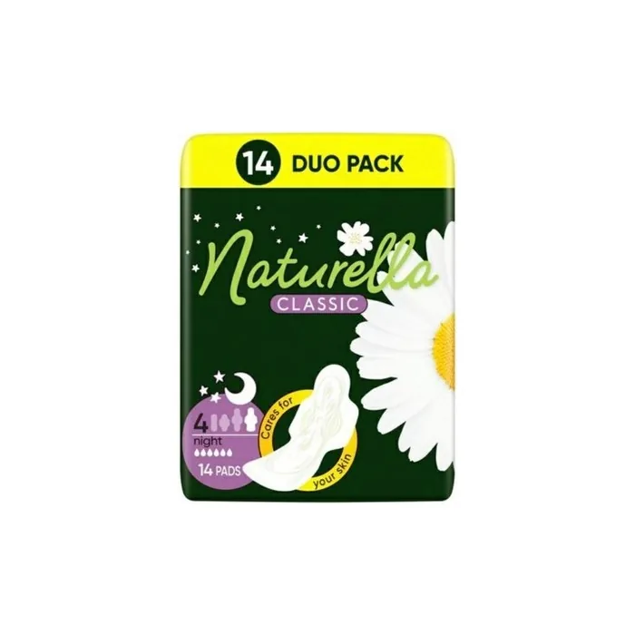 P&G Chemia Naturella Classic Chamomile Night Sanitary Pads 14 Count