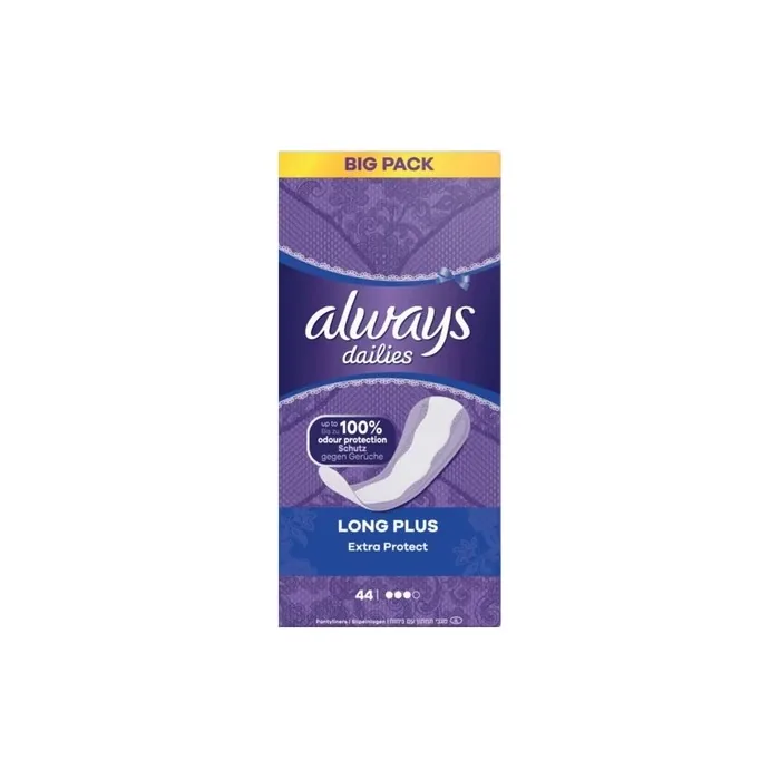 Always Dailies Extra Protect Long Plus Panty Liners
