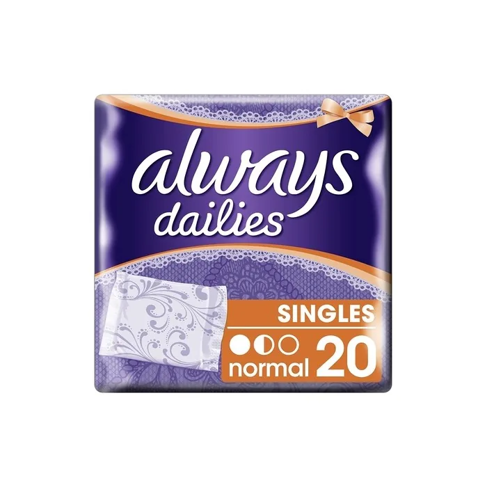Always Dailies Normal Pantyliners 20 Pack