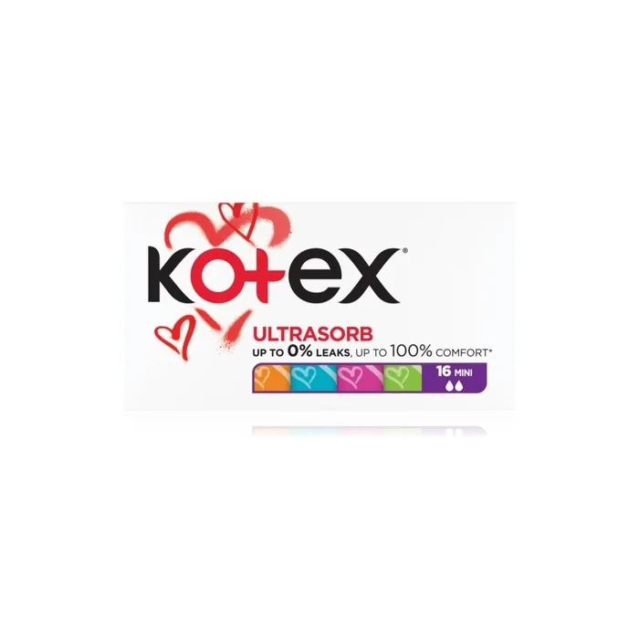 Kotex Usorb Mini 16 Tampons