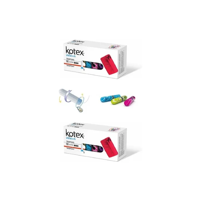 Kotex U-Sorb Normal Tampons 16 Count
