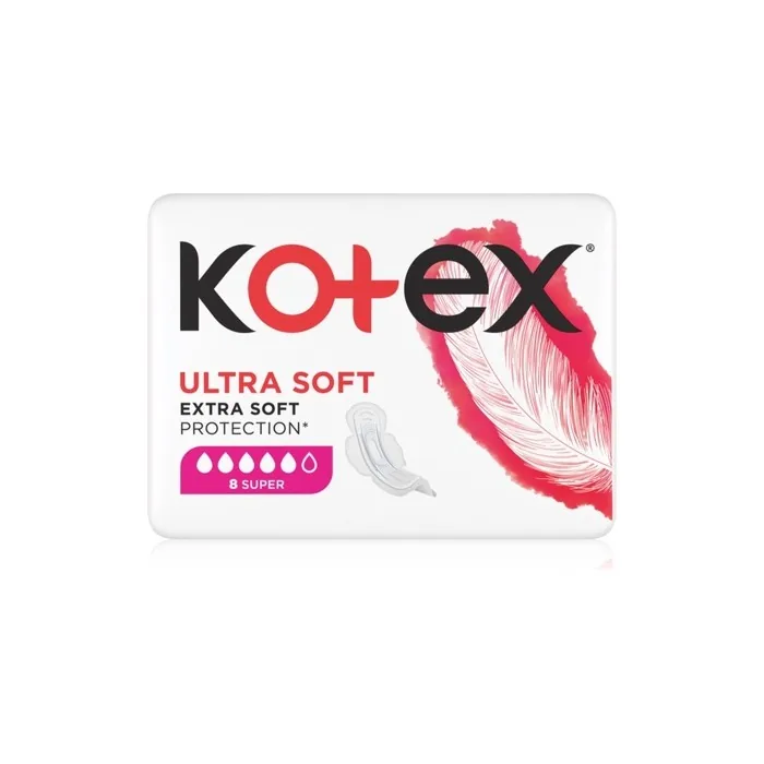 Kotex Ultra Soft Super Pads 8 Pads
