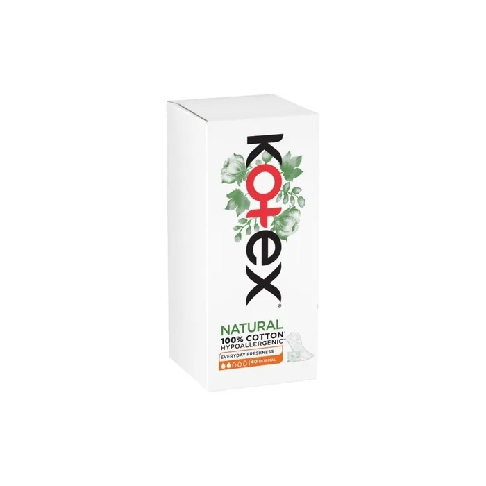 Kotex Liners Natural Normal 40