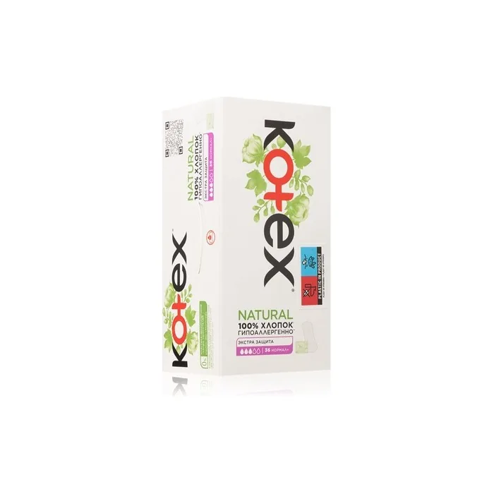 Kotexhv Natural Normal 36 Sanitary Napkins