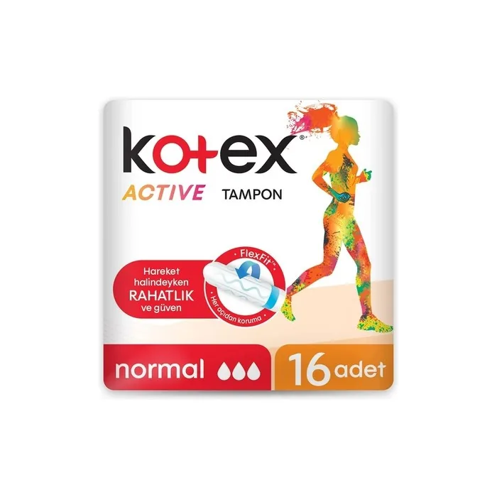 Kotex Active Bumper Normal 16 Pack