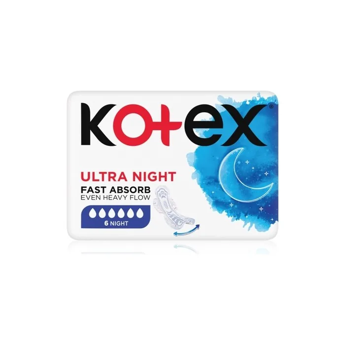 Kotex Ultra Night 6 Sanitary Napkins