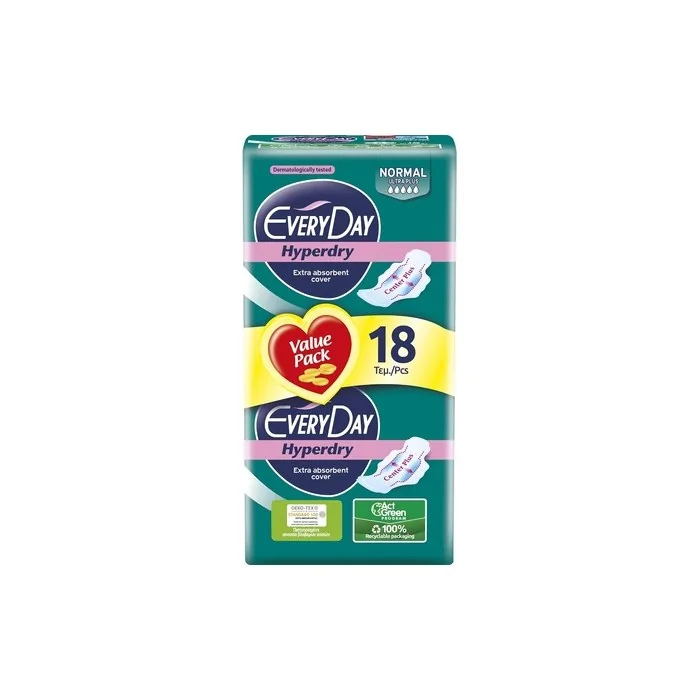 EveryDay Hyperdry Ultra Women's Pads with Wings and Super Dry Filtration Very Absorbent