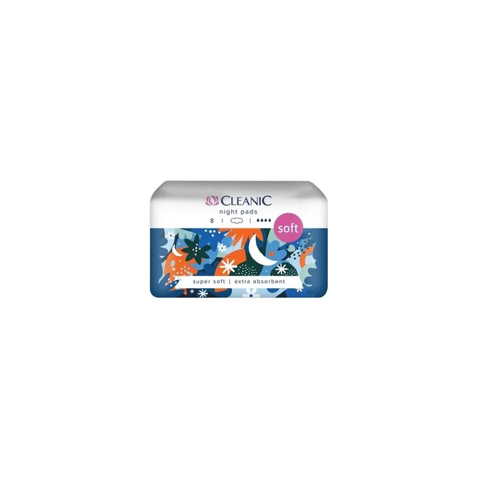 Harper Cleanic Soft Night Sanitary Pads 1 Pack 8 Pieces
