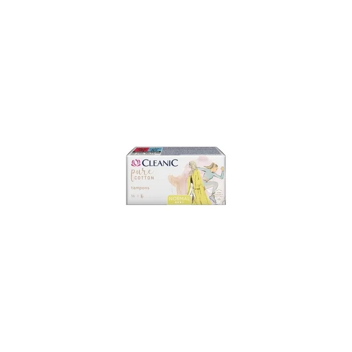 Harper Cleanic Pure Cotton Normal Tampons From Organic Cotton 16 Pieces