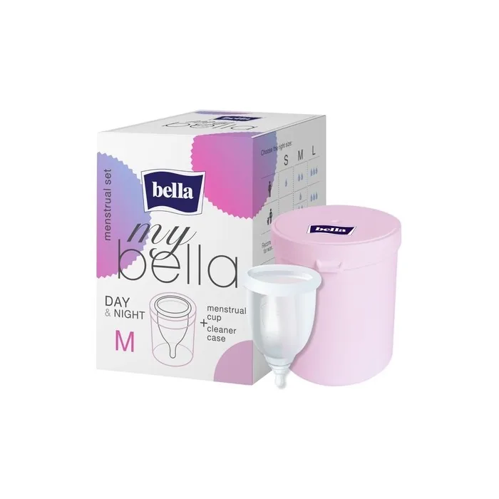 My Bella Menstrual Cup Size M Made Of Medical Silicone With Sterilizer