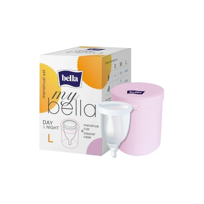 My Bella Menstrual Cup Size L Made Of Medical Silicone With Sterilizer