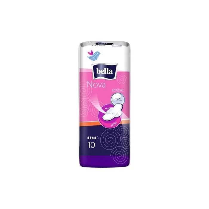 Bella Nova Sanitary Napkins with Wings 10 Count