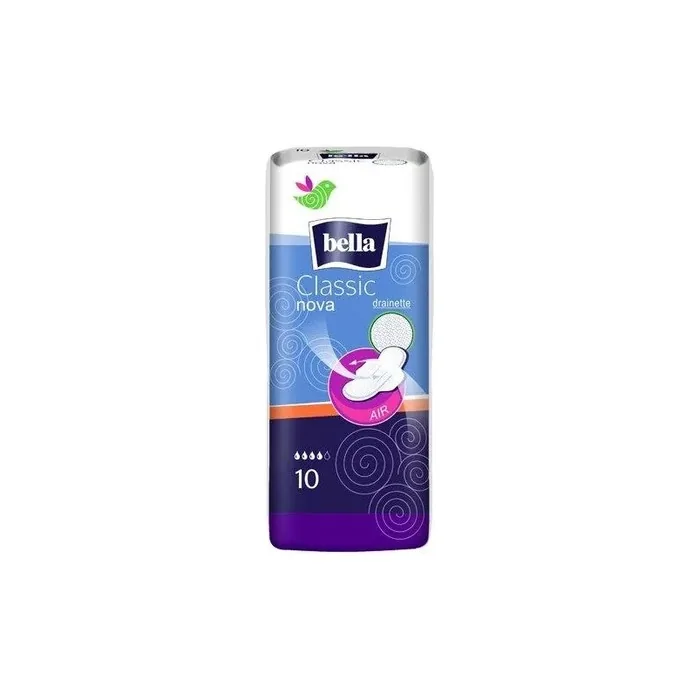 Bella Nova Ultracomfort Sanitary Pads With Wings 10 Pack