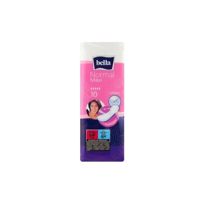 T.Z.M.O. Bella Normal A10 Maxi Sanitary Pads Without Wings - Pack of 10