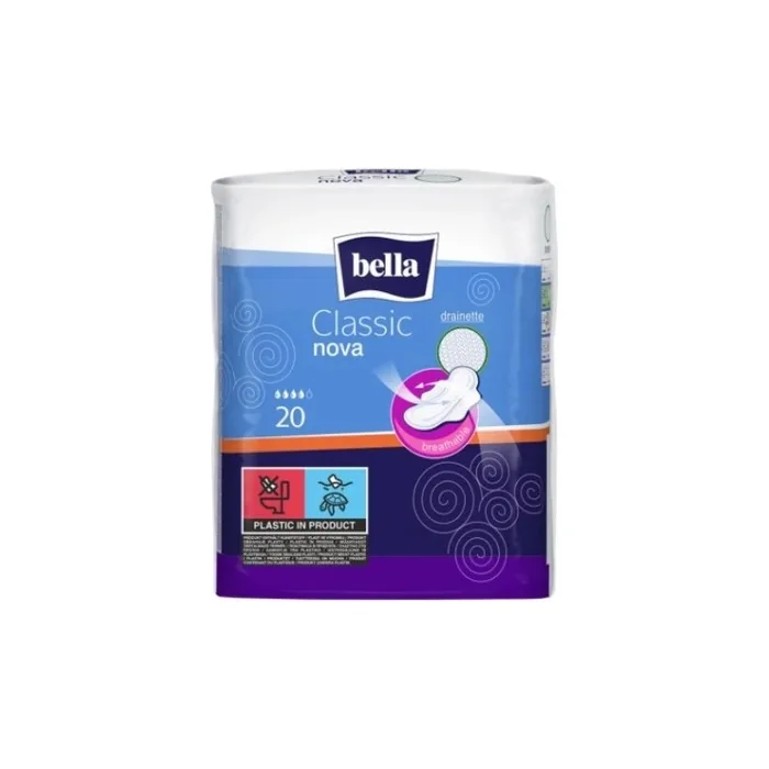 Bella Classic Nova Sanitary Pads 20 Pieces