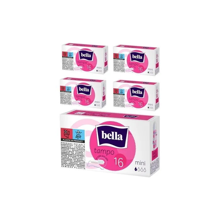 Bella Tampo Mini Tampons with Easy-Twist System 16 Pieces